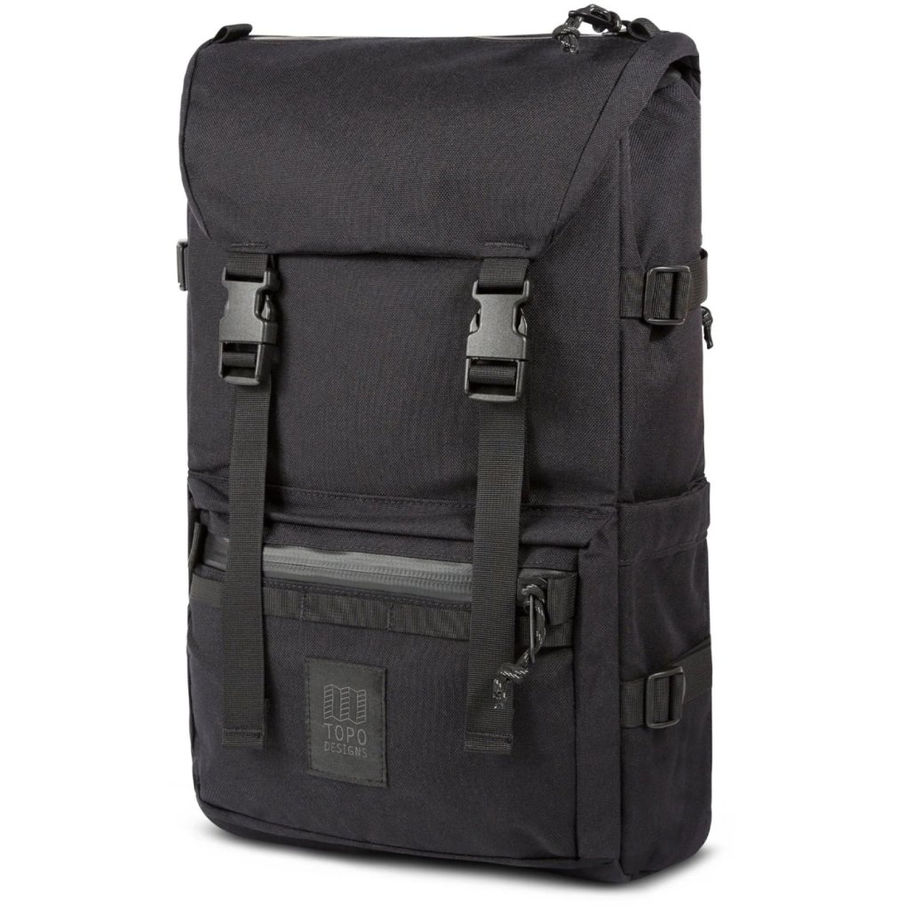 Topo Designs Rover Pack Tech Backpack - Black/Black