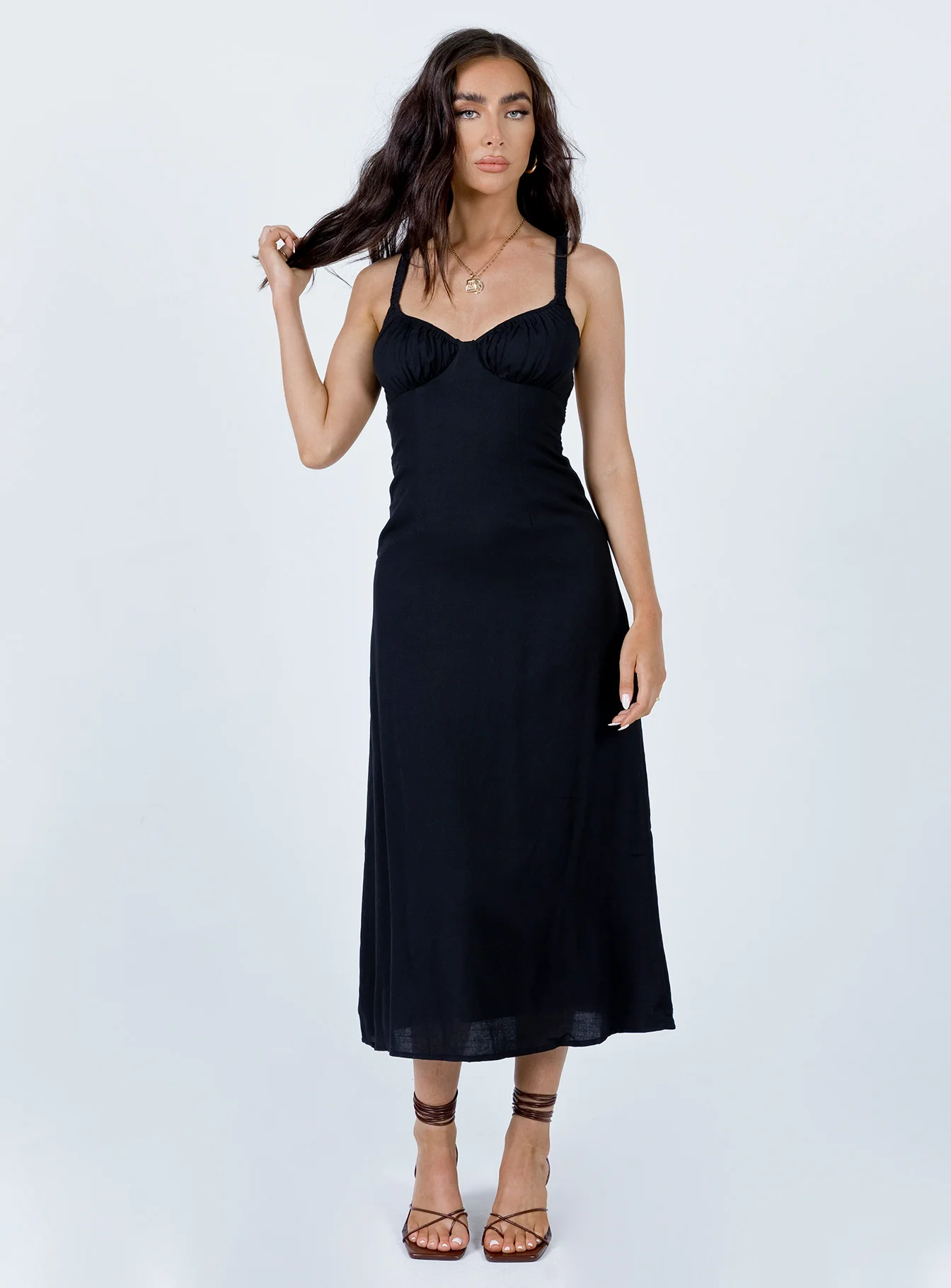 Georgia Midi Dress Black