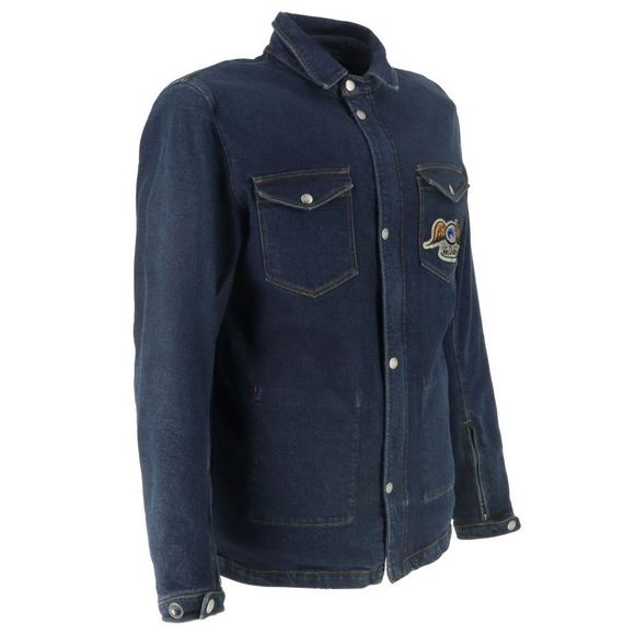 Moto Helstons Von Dutch Captain Surchemise - BlueRef: VDH0256