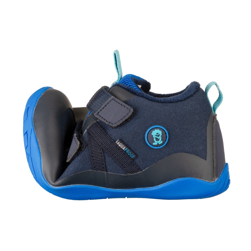 Trollkids Hallingdal Winter Barefoot Hiker Kids - Navy/Medium Blue