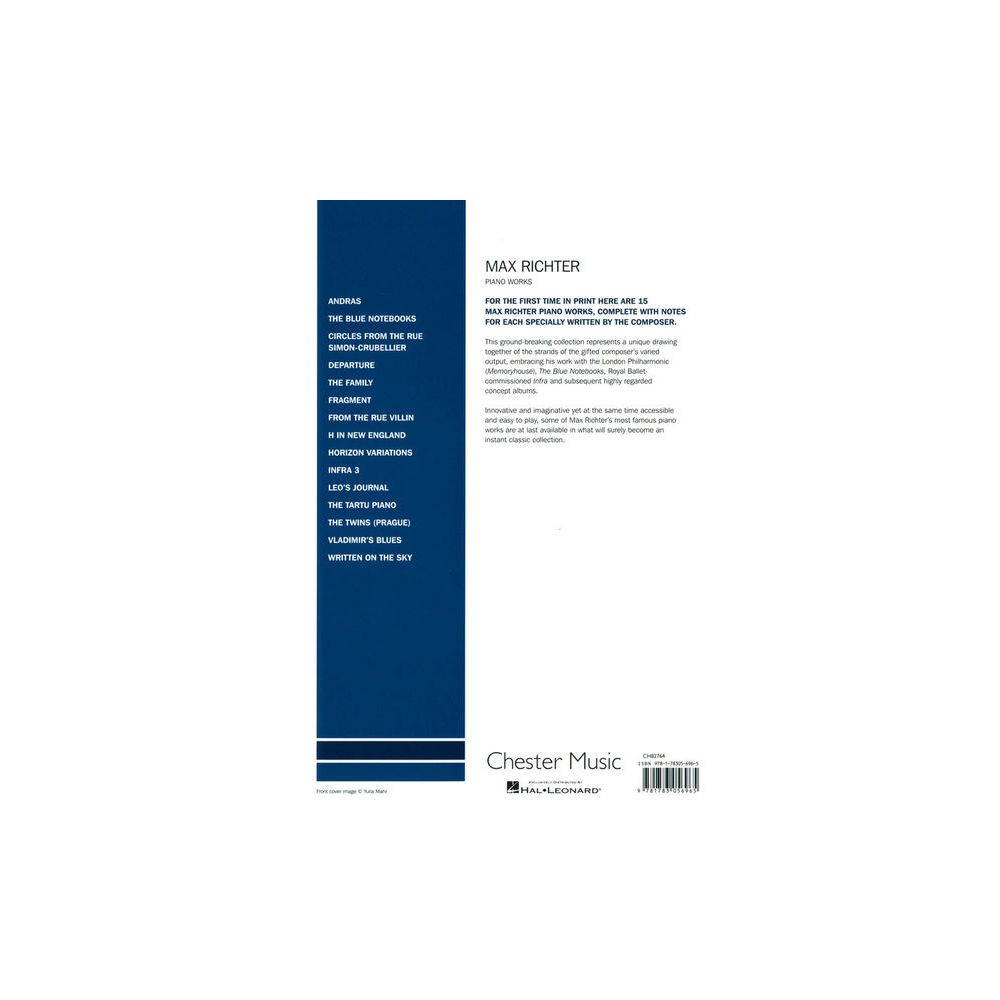 Chester Music Max Richter Piano Works – Thomann Ireland