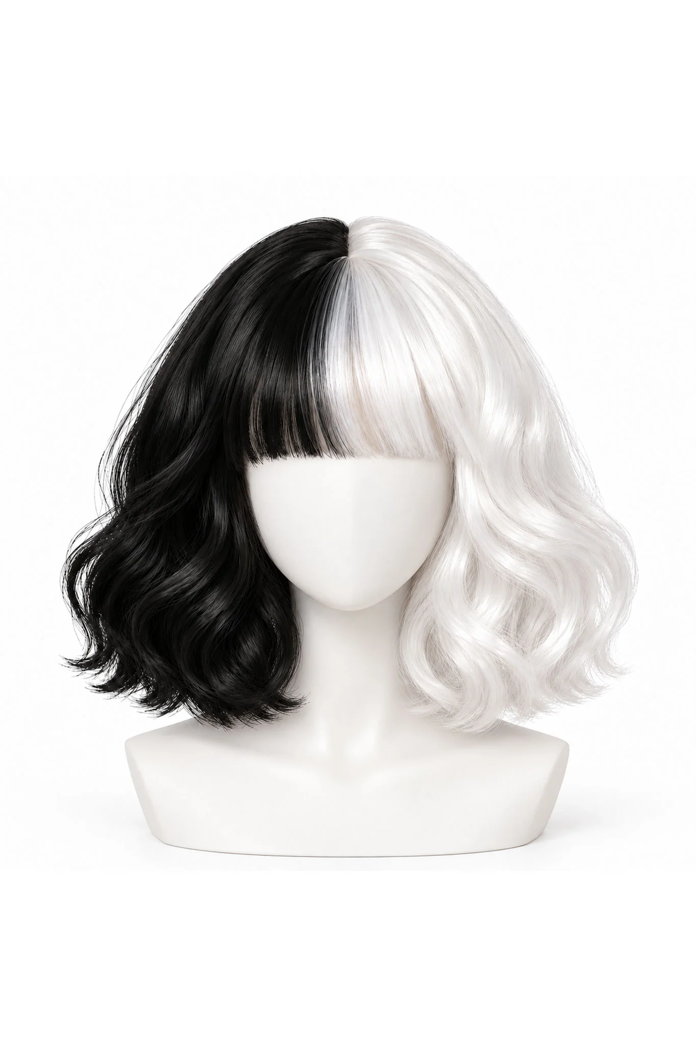 Cruel Intent Wig - Black/White