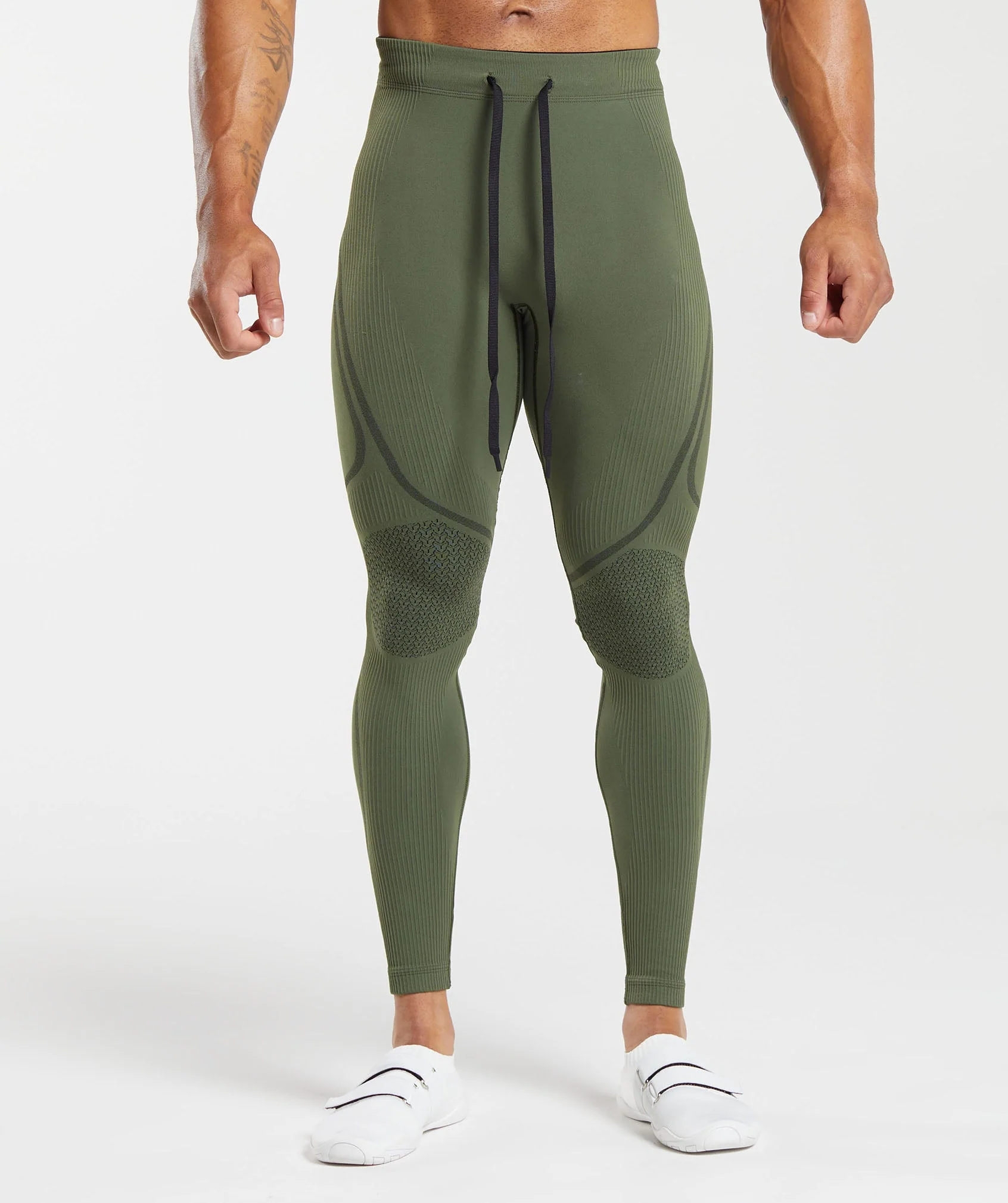 315 Seamless Tights Winter Olive/Black