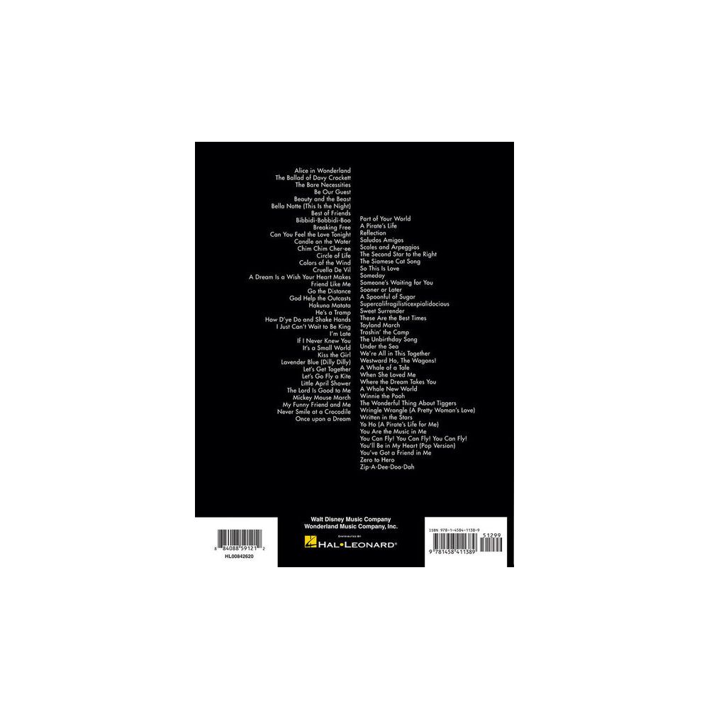 Hal Leonard The Big Book Of Disney Violin – Thomann Ireland