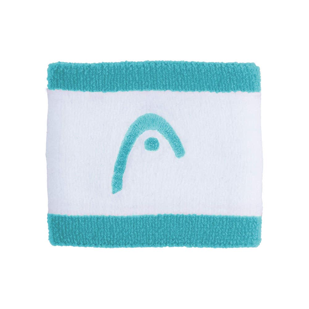 WRISTBAND HEAD STRIPED 2.5 TURQUOISE