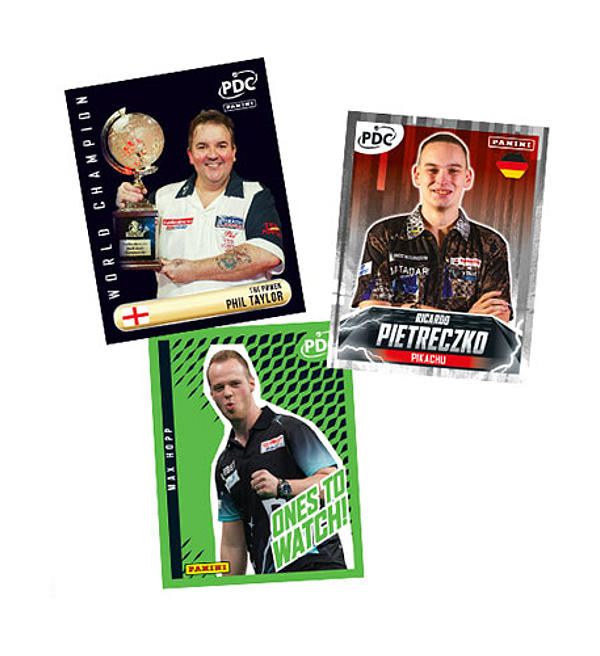 Panini PDC World Darts Championship 2025/26 Stickers - Album + 2 Boxes (=72 Packets)