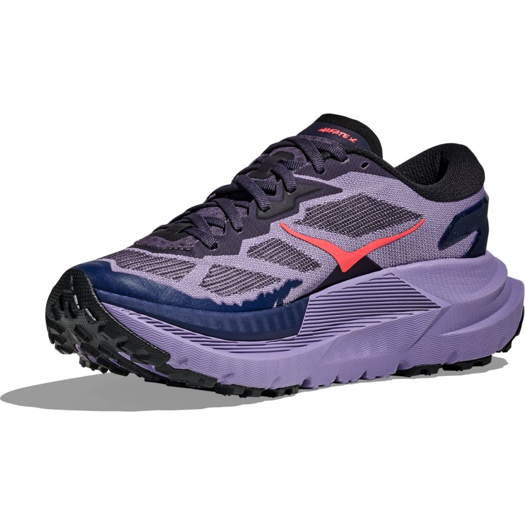 Hoka Mafate X Running Shoes Women - berry jam / squid ink