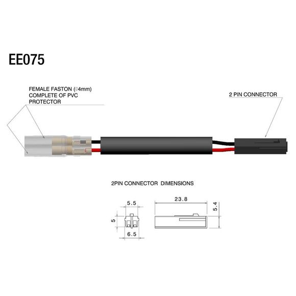 Rizoma Honda resistor kit for Veloce L turn signal and mirrorRef: rz0149 / ee075h