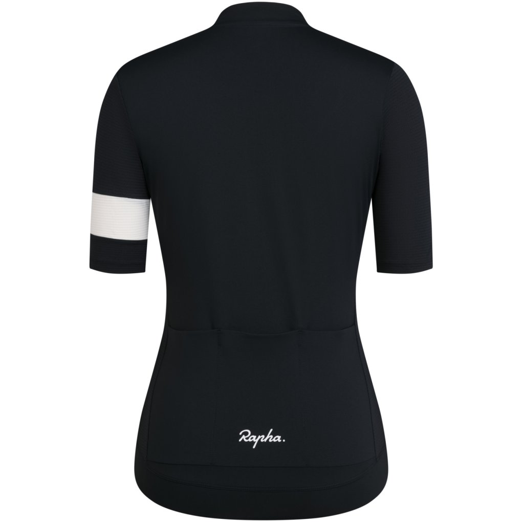 Rapha Core Lightweight Short Sleeve Jersey Women - black/white