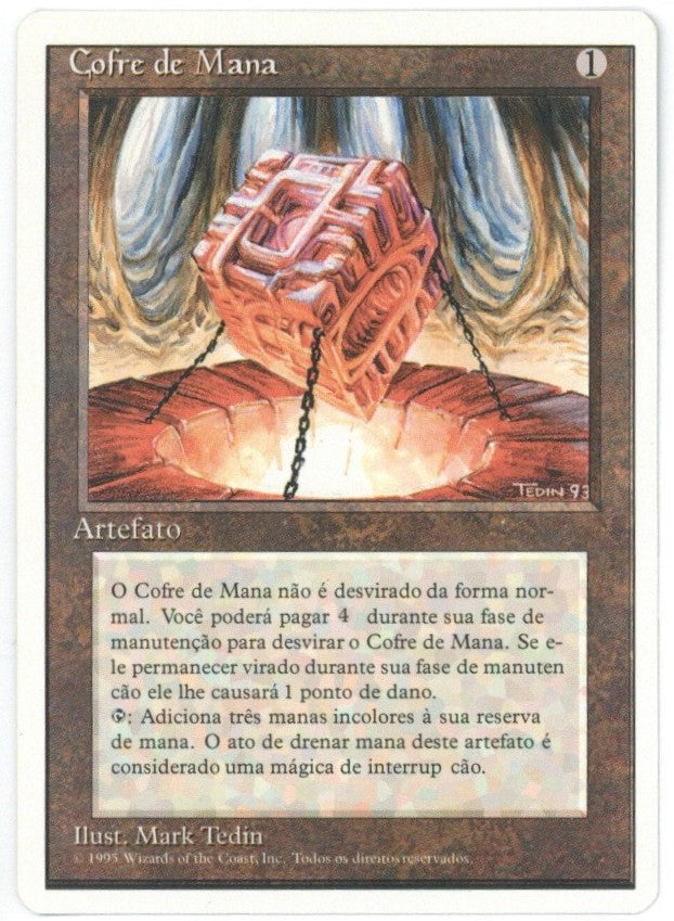 1995 Magic the Gathering Cofre de Mana Mana Vault FWB NERF GARRUK AXE