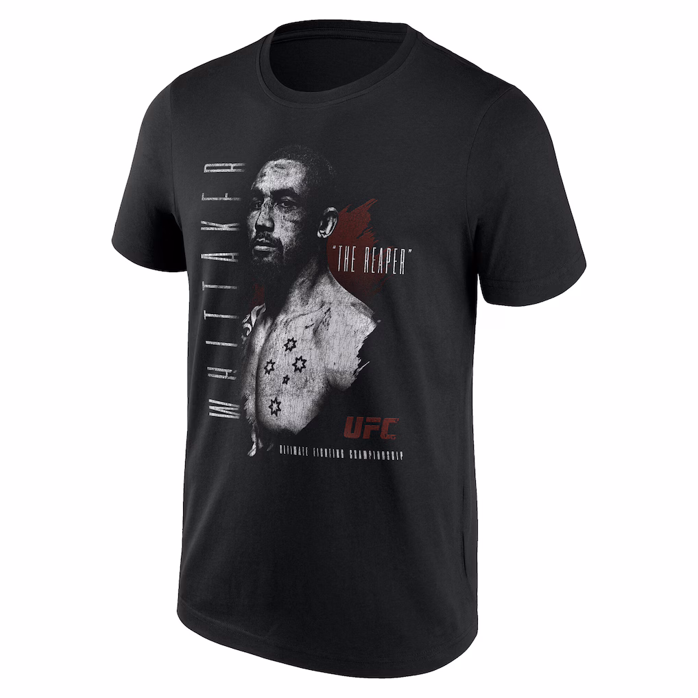 UFC Robert Whittaker Streak T-Shirt - Black - Mens