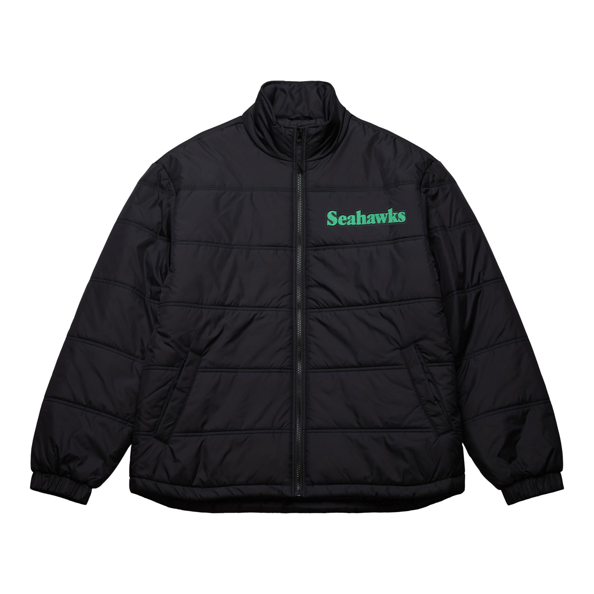 Seattle Seahawks Mitchell & Ness In The Clutch Puffer NFL Jacket