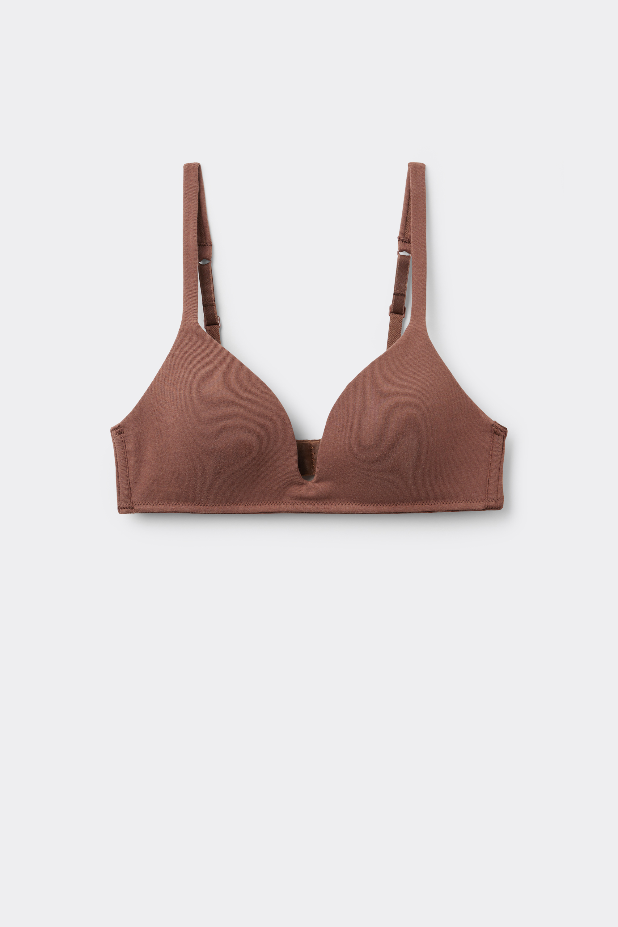 London Lightly Padded Triangle Bra in Organic Cotton