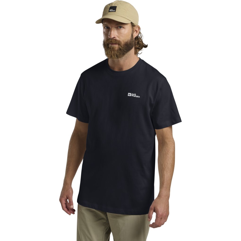 Jack Wolfskin Essential T-Shirt Men - dark navy / grey