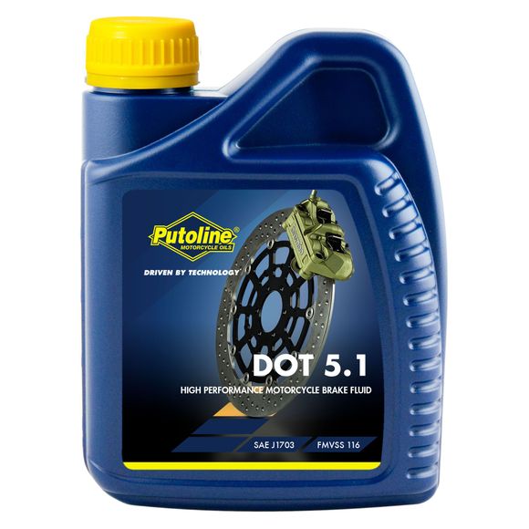 Liquide de frein Putoline 500 ml Brake Fluid UniverselRef : PUT0150 / 74043