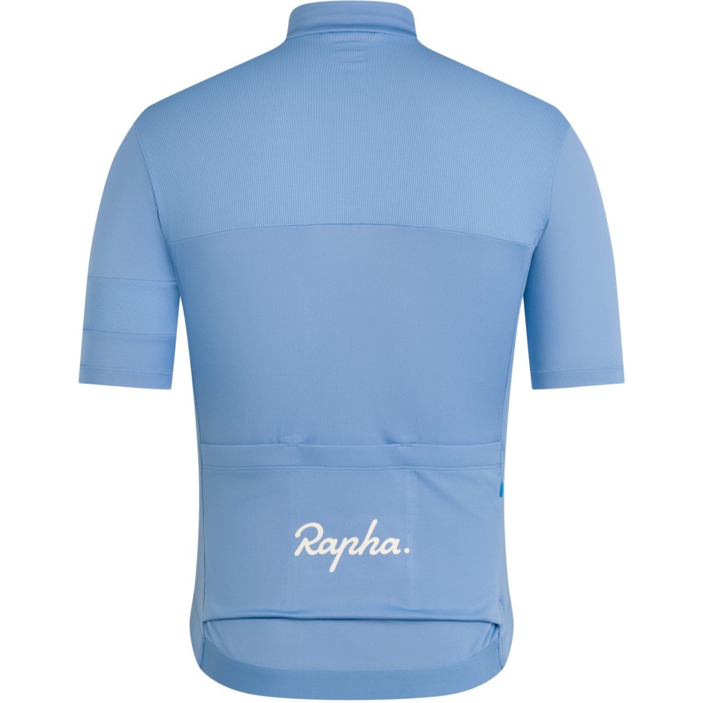 Rapha Brevet E. Short Sleeve Jersey Men - allure/cream