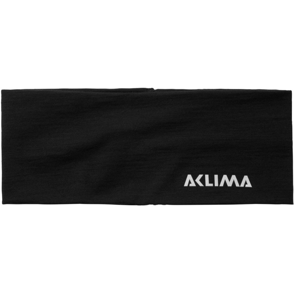 Aclima Lightwool Headband - jet black