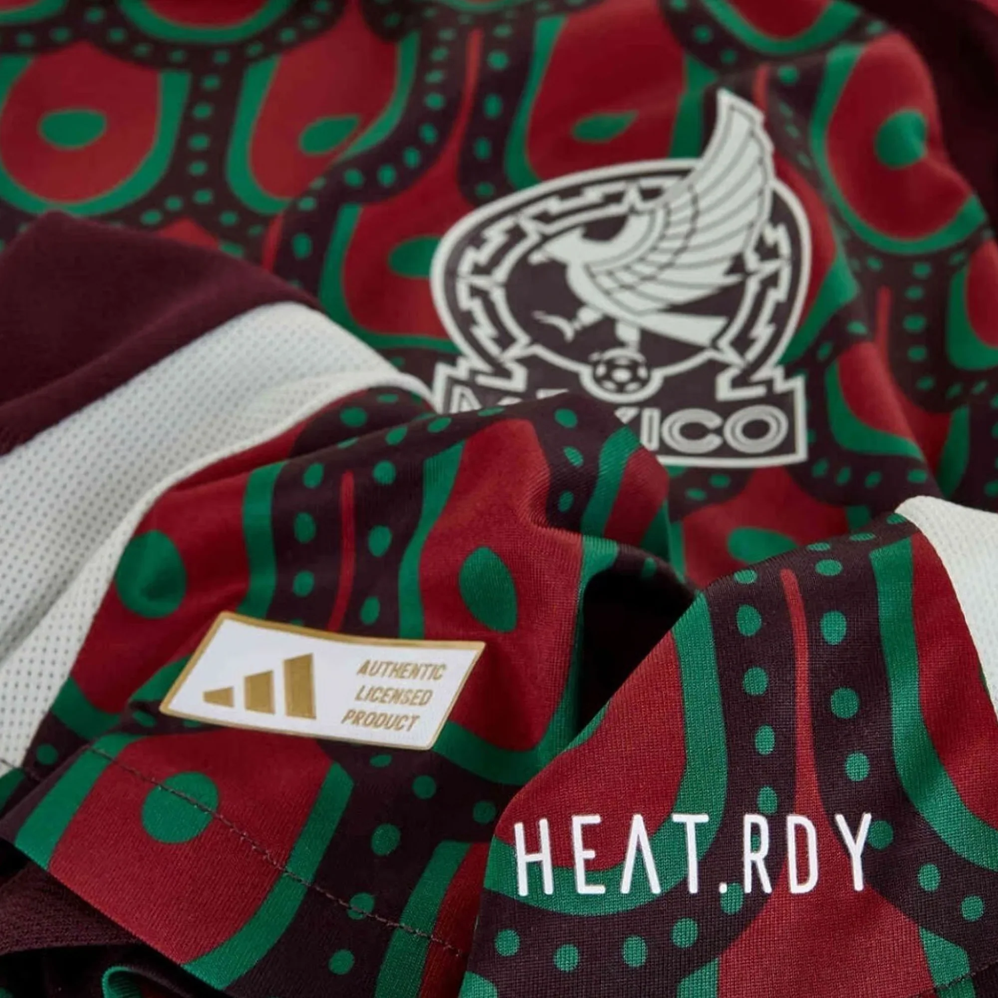 Raúl Jiménez Mexico Authentic Home Jersey 24/25 w/ Gold Cup 2025 Patches (Multicolor)