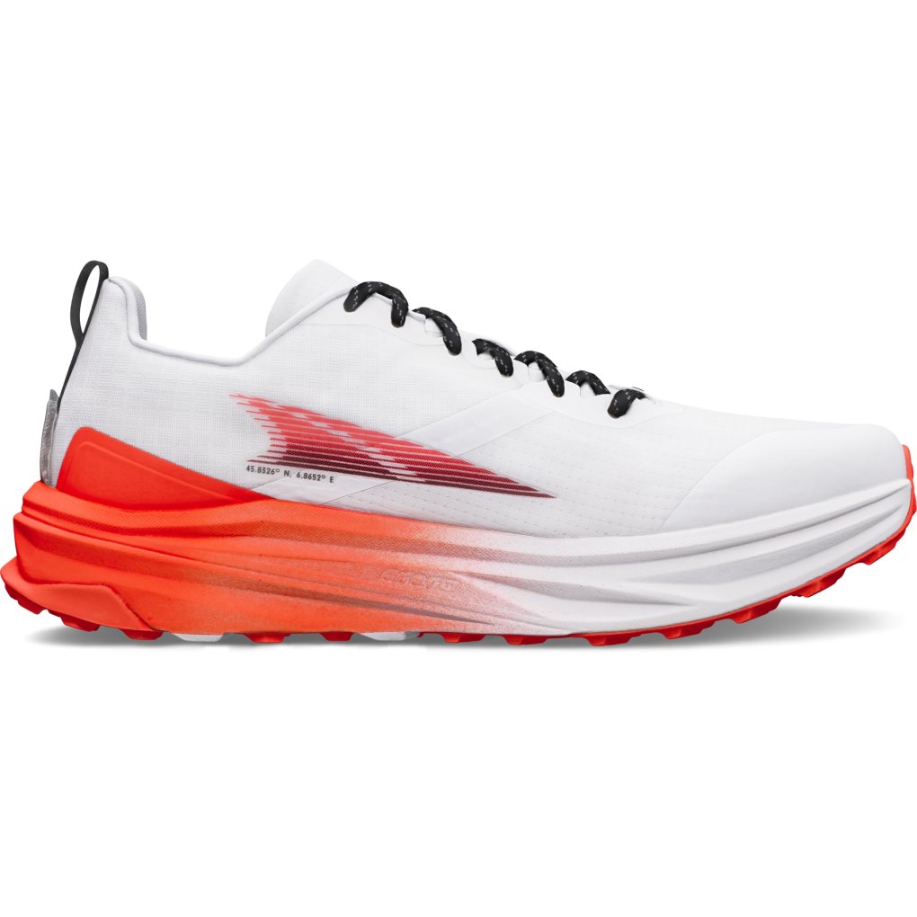 Altra Mont Blanc Speed Trail Running Shoes Men - White/Red