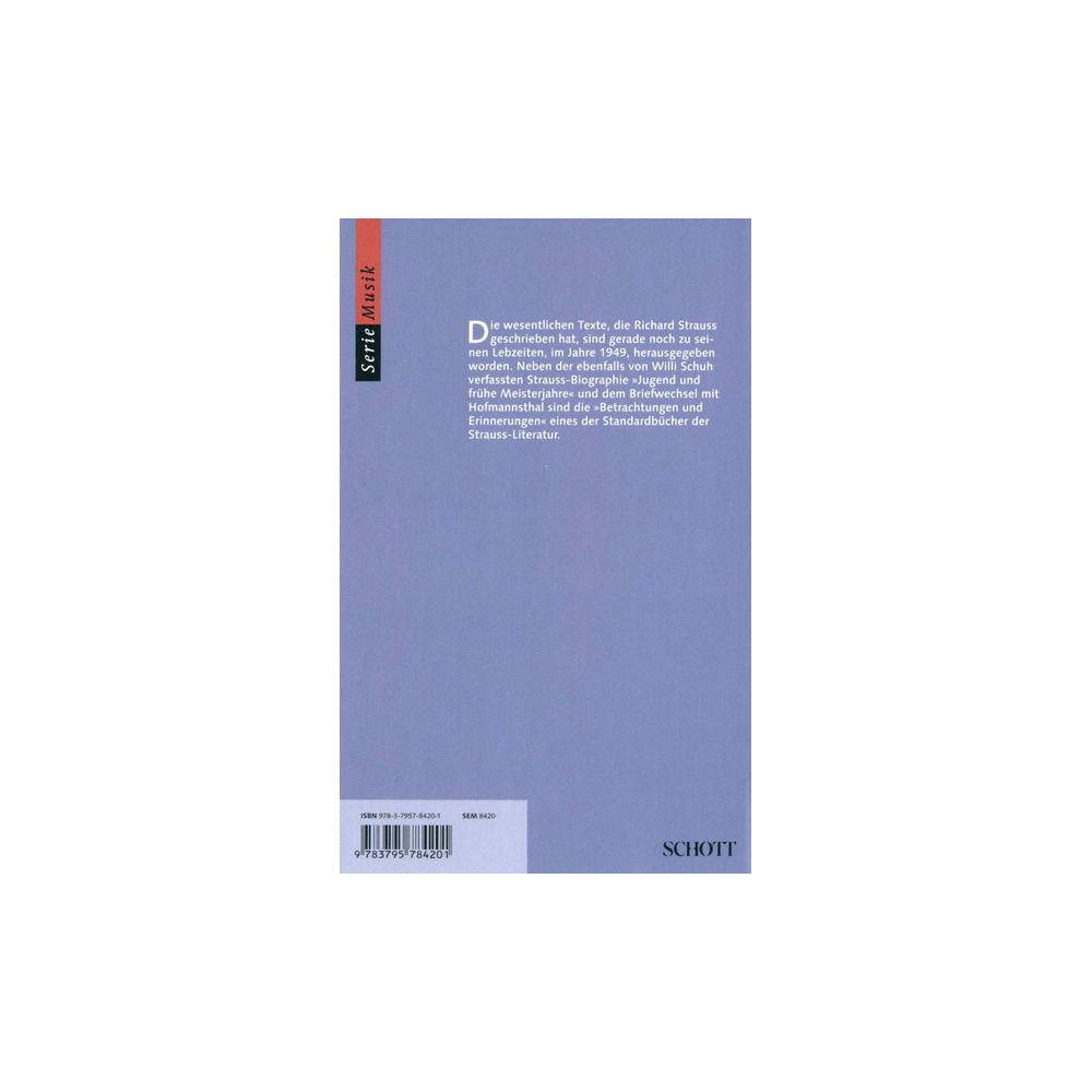 Schott Richard Strauss – Thomann Ireland