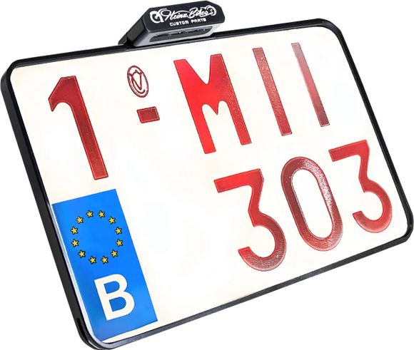 Heinz Bikes license plate holder Universal rear registration lightRef: Heiz00478A / 20302075