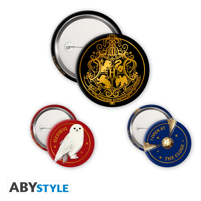 HARRY POTTER Badge Pack Hogwarts