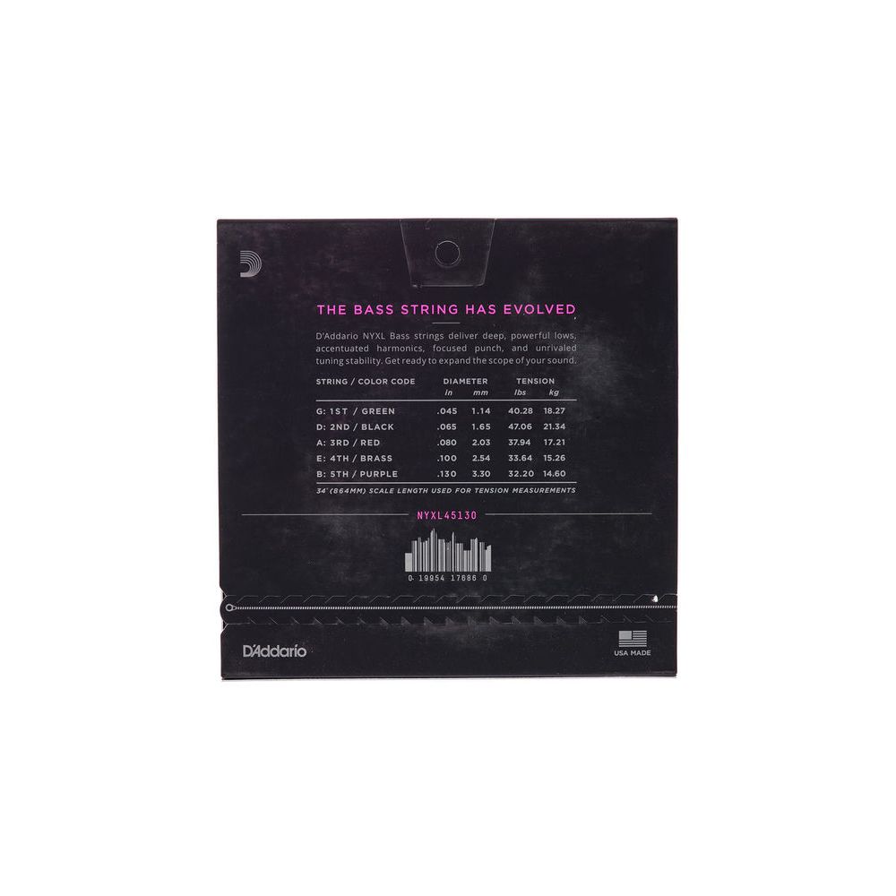 Daddario NYXL45130 Bass Set – Thomann Ireland