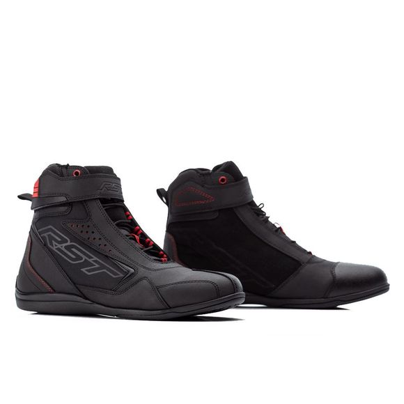 Rst Front - Black / Red Motorcycle SneakersRef: RST0119