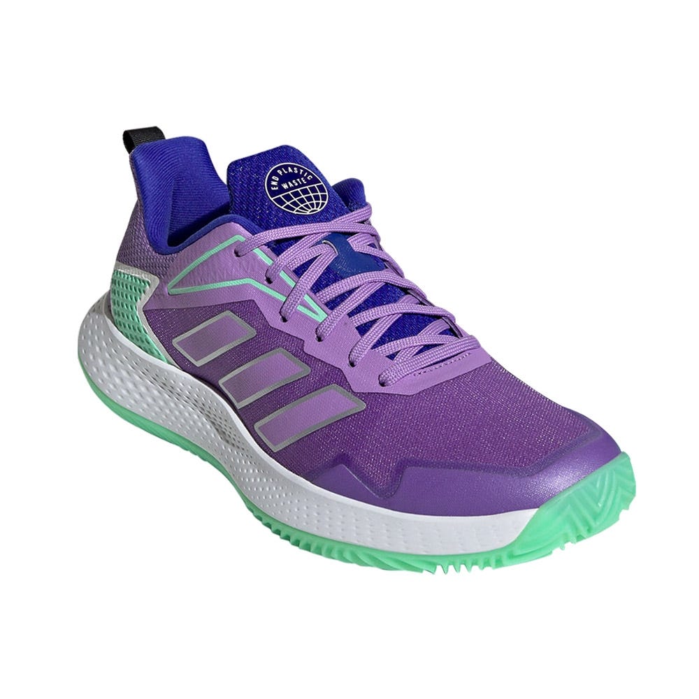 ADIDAS DEFIANT SPEED CLAY  PURPLE GREEN WOMENS HQ8465