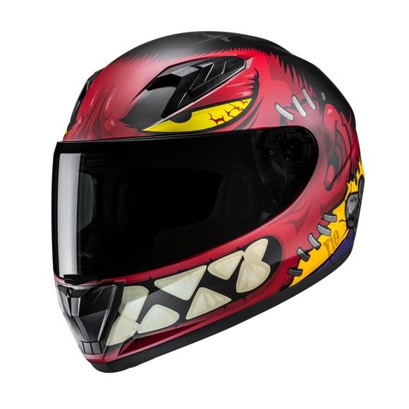 HJC Y10 Full-Face Helmet - FRANK - Red / BlackRef: HJ1361