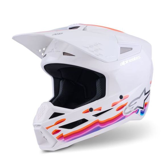 Casque cross Alpinestars S-M3 FORCE 2026 - BlancRef : AP3969