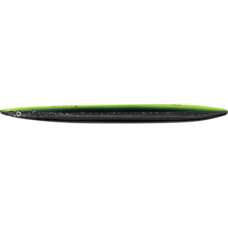 Savage Gear Seatrout Lure 3D Line Thru (Black Yello Glow)