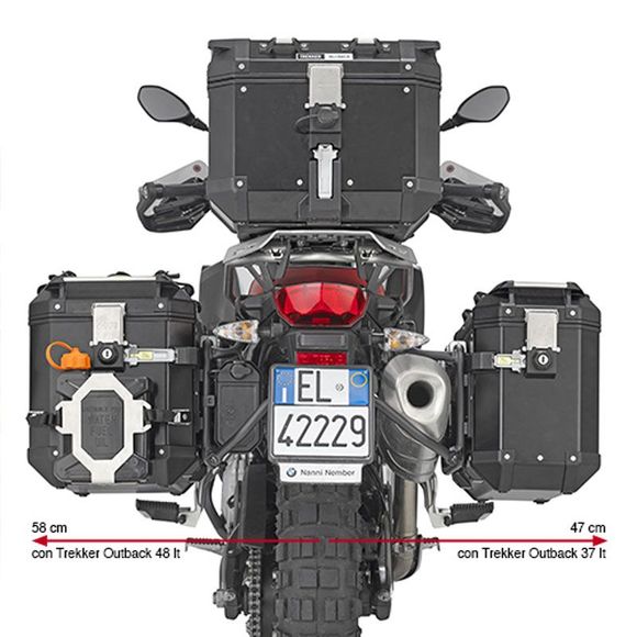 Givi case support for Trekker Outback casesRef: PL5127CAM