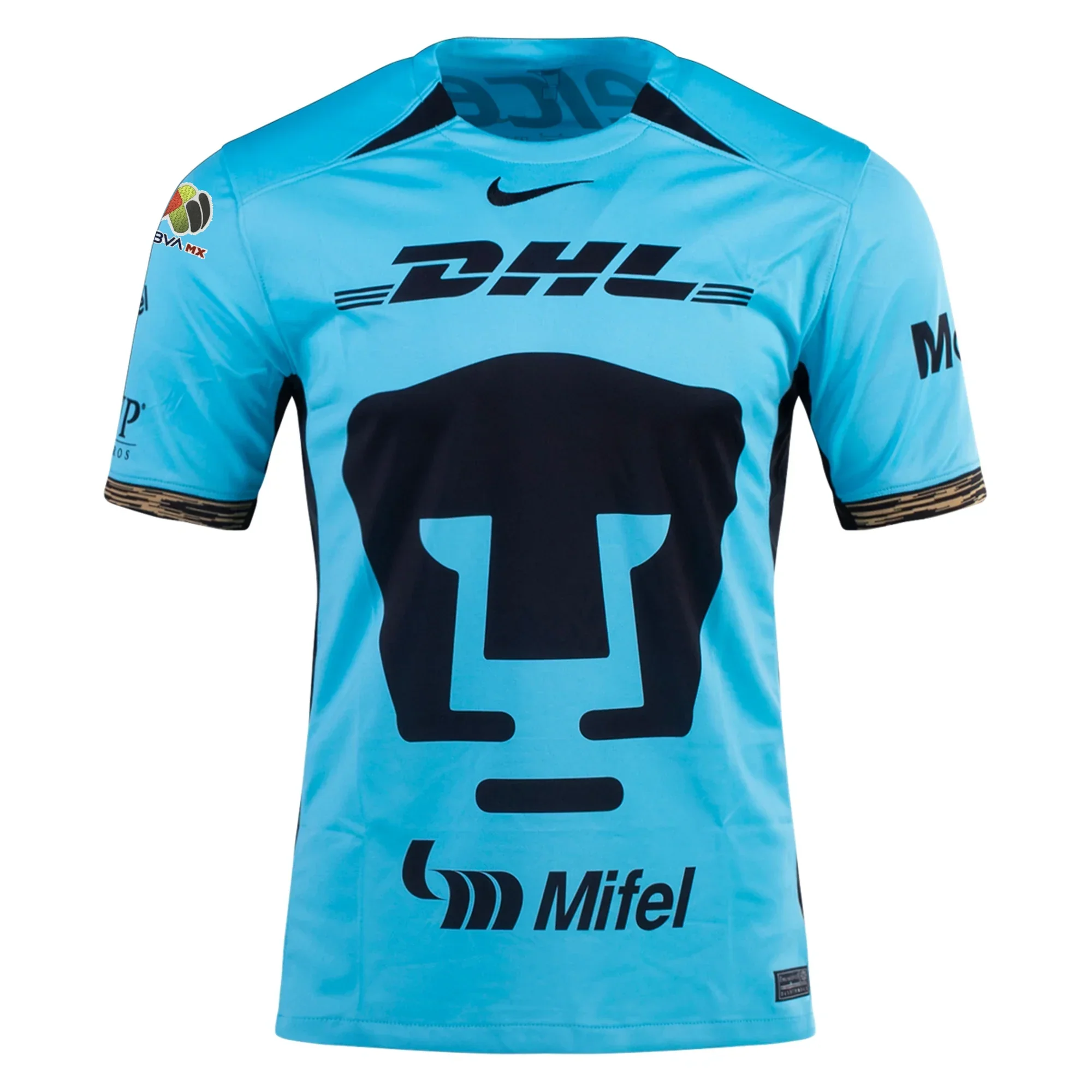 s UNAM Third Jersey w/ Liga MX Patch 23/24 (Baltic Blue/Truly Gold)