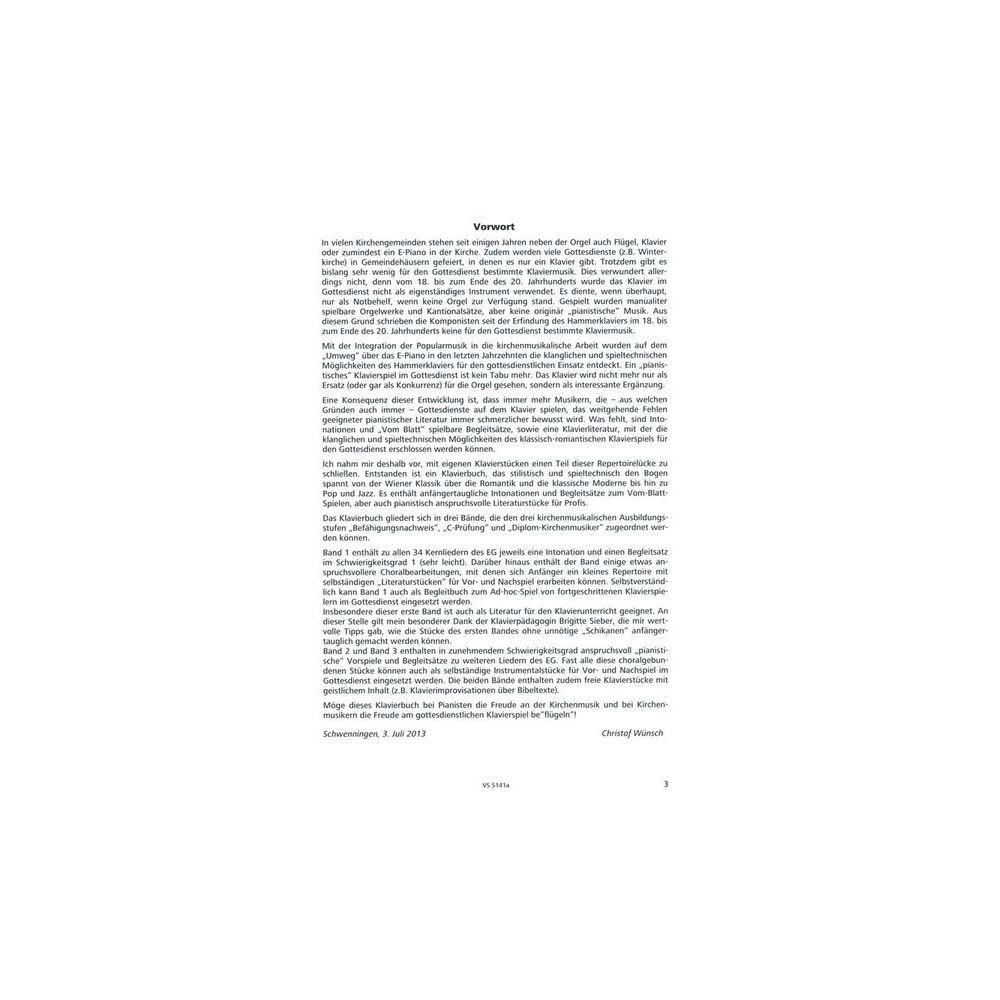 Strube Verlag Klavierbuch Gottesdienst 3 – Thomann Ireland