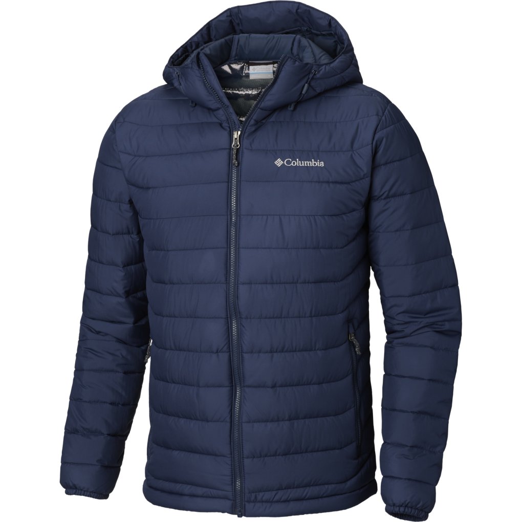 Columbia Powder Lite Hooded Jacket Men - Collegiate Navy
