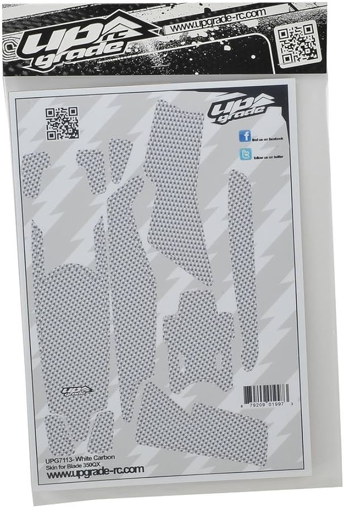 Blade 350 QX Skin Carbon: White