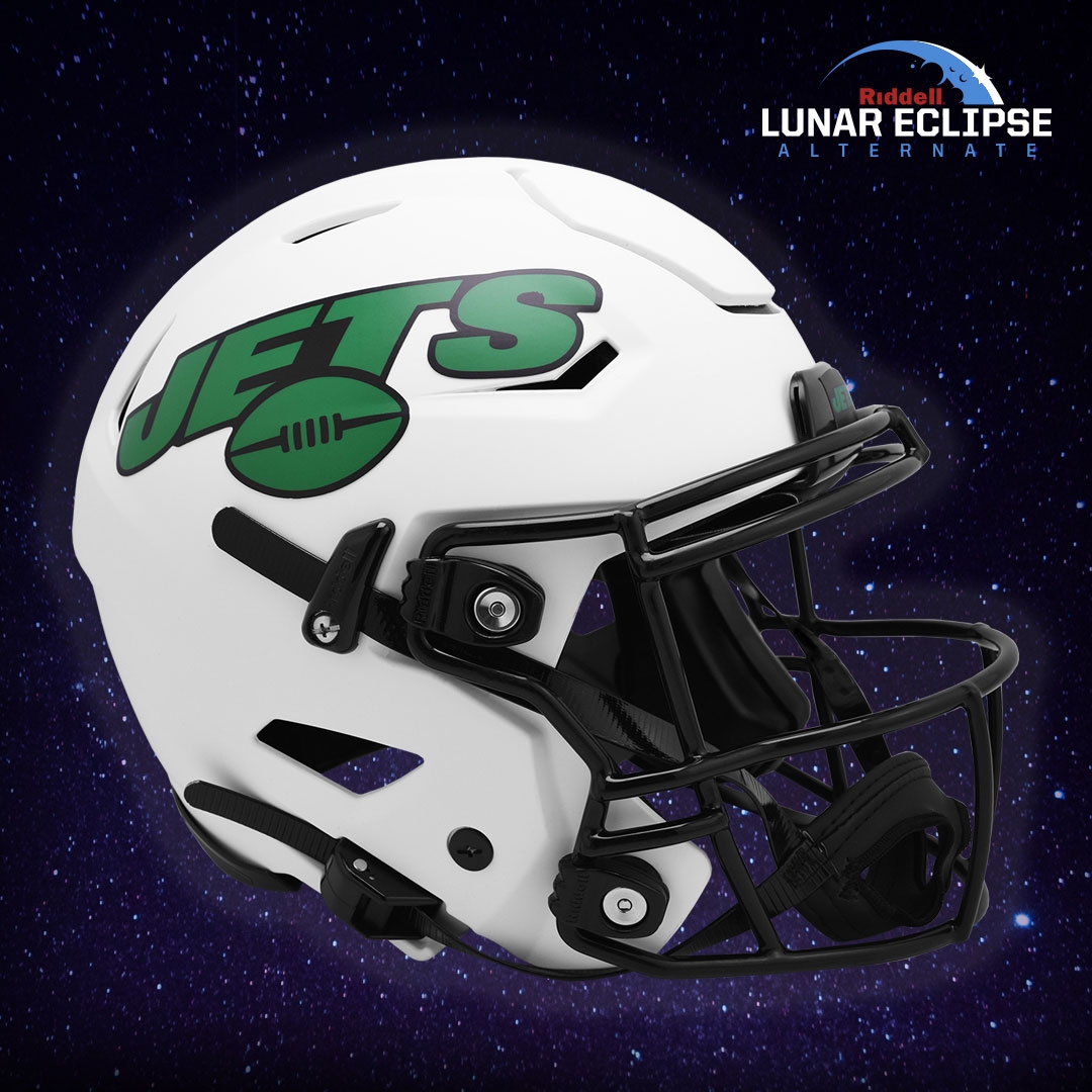 New York Jets Lunar Eclipse NFL Speed Mini Helmet