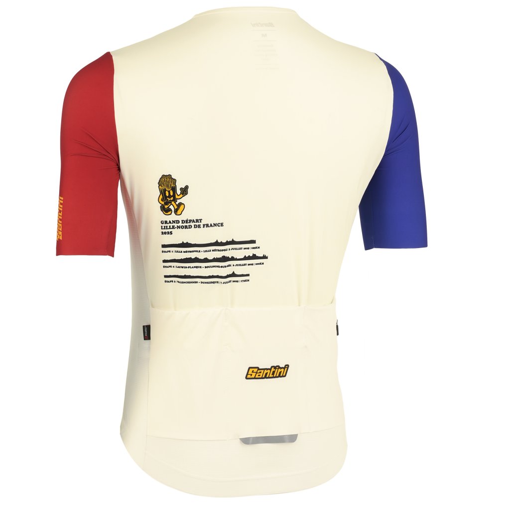 Santini Grand Départ Lille Jersey Men - Tour de France™ 2025 Collection - RE97175CLILLE5TDF - Grand Départ Lille