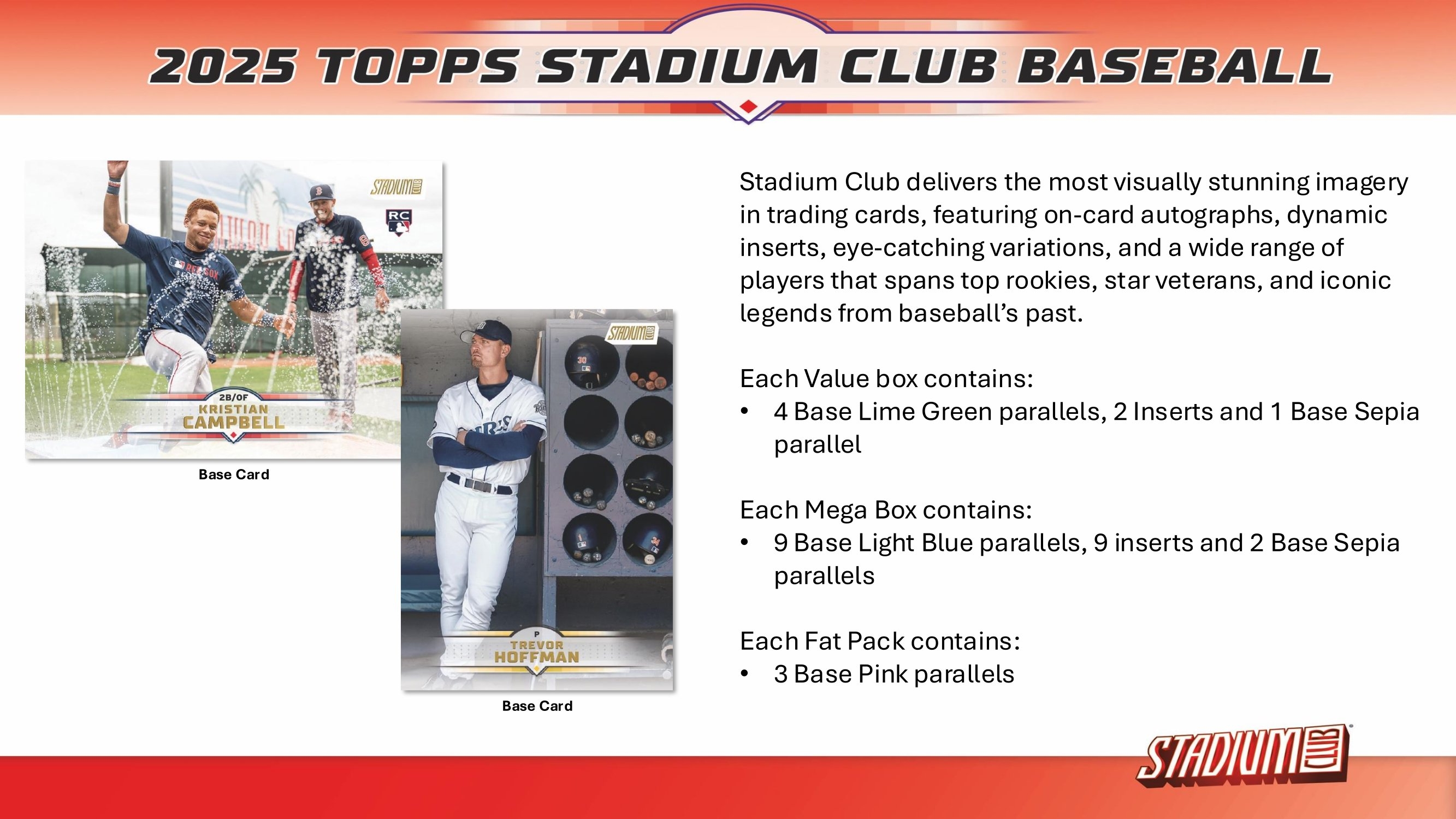2025 Topps Stadium Club Baseball MLB Blaster Box