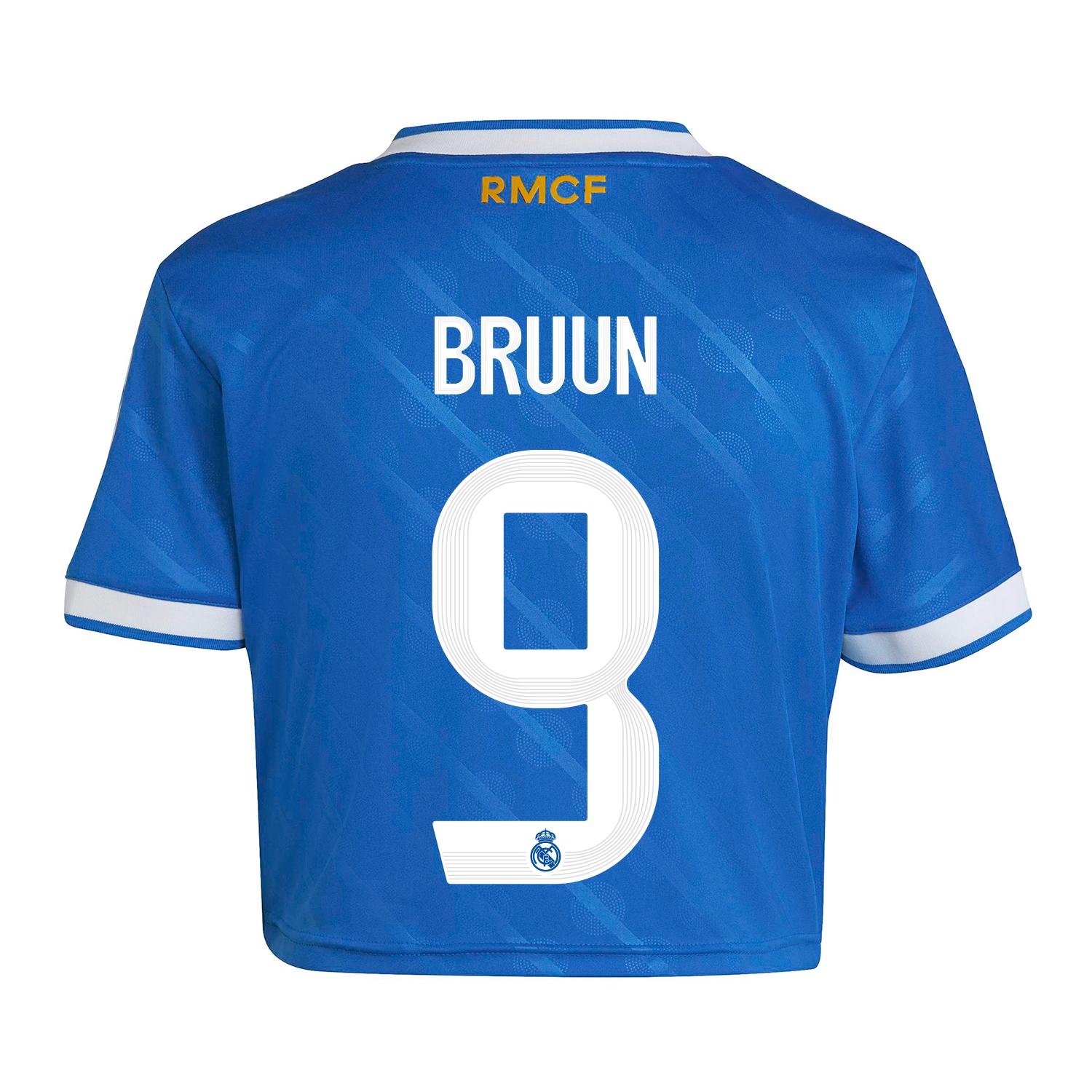 Womens Third Crop Shirt 25/26 Blue