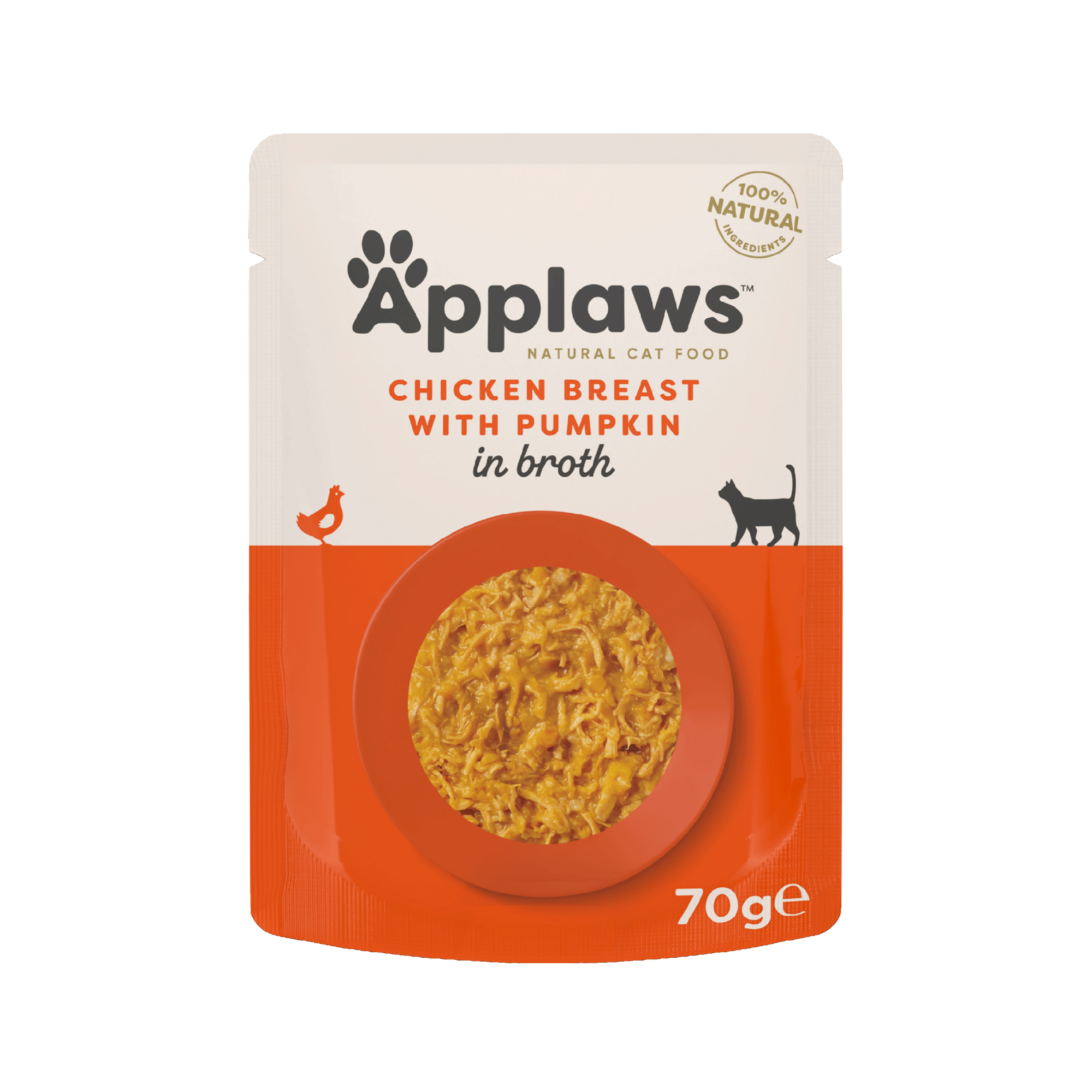 Applaws Cat Food - Chicken Breast & Asparagus in Broth - 12x 70g
