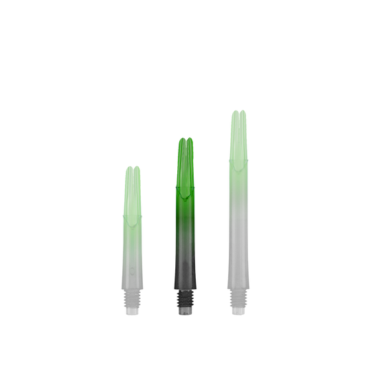 L-L-Style-Shaft Locked Straight Natural9 TwoTone Shafts - Green