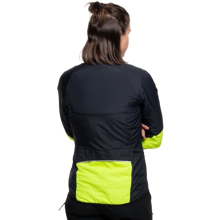 CUBE ROAD/XC CMPT Wind Jacket Women - black´n´yellow
