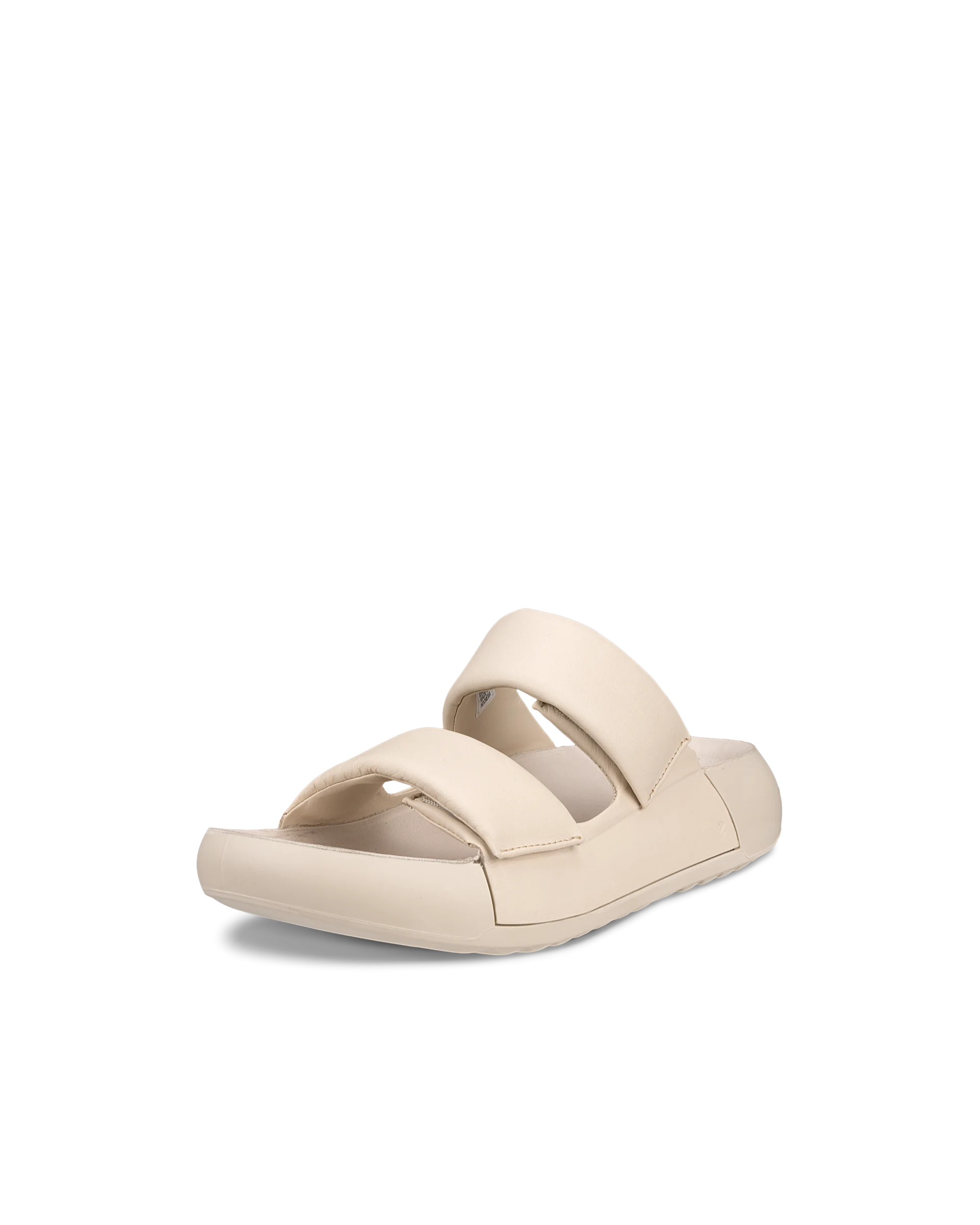 ECCO COZMO PF W Damen Ledersandale mit zwei Riemen Beige