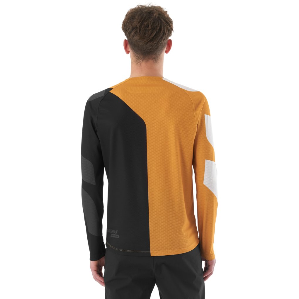 Mavic Deemax Enduro Longsleeve Jersey Men - letters/mineral yellow