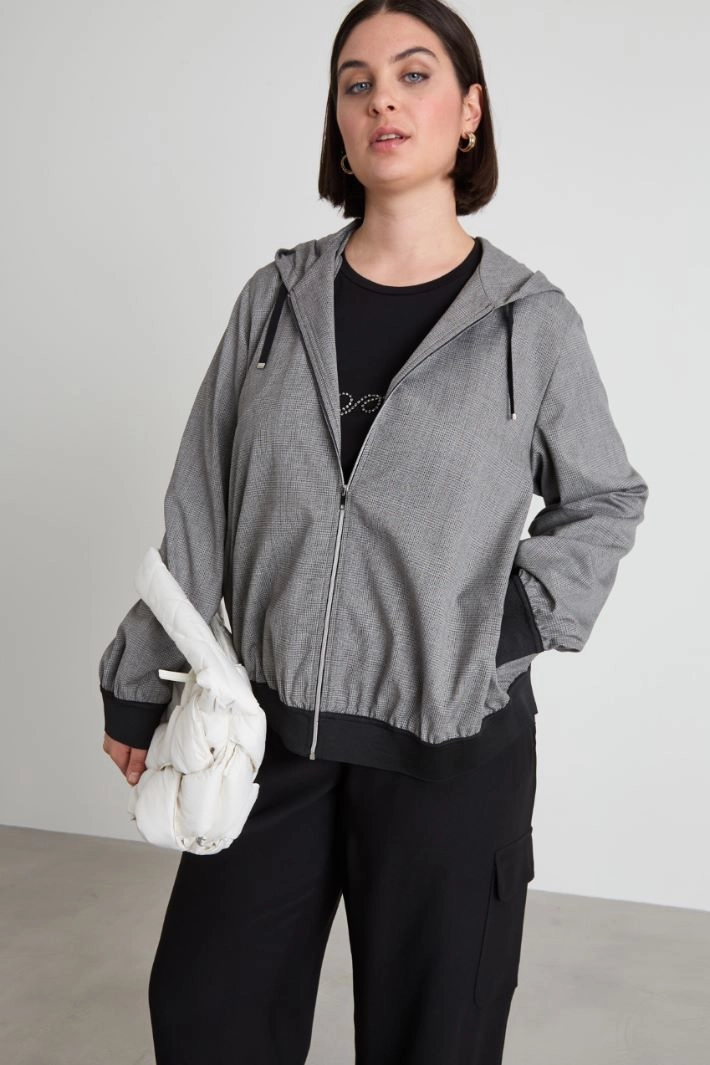Yarn-dyed jacket - GREY