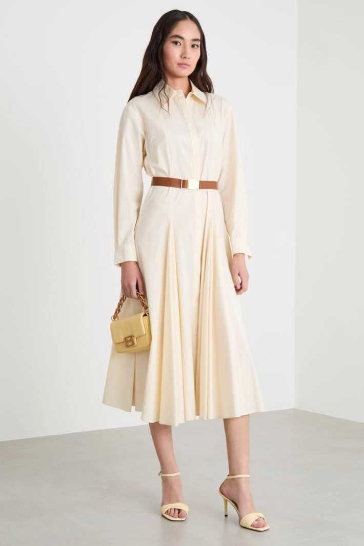 Long shirt dress - IVORY