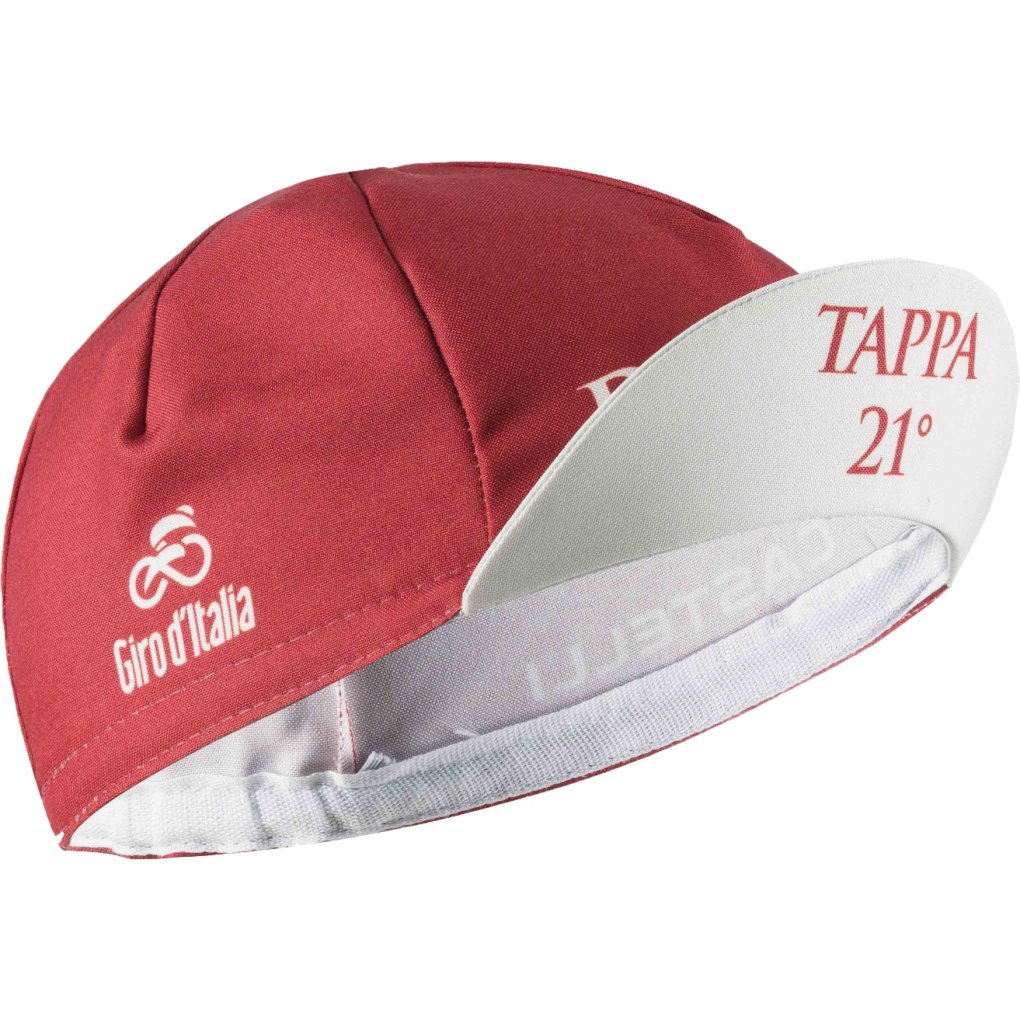 Castelli Giro d'Italia #Giro109 Tappa Cap - chalk/red ochre 163