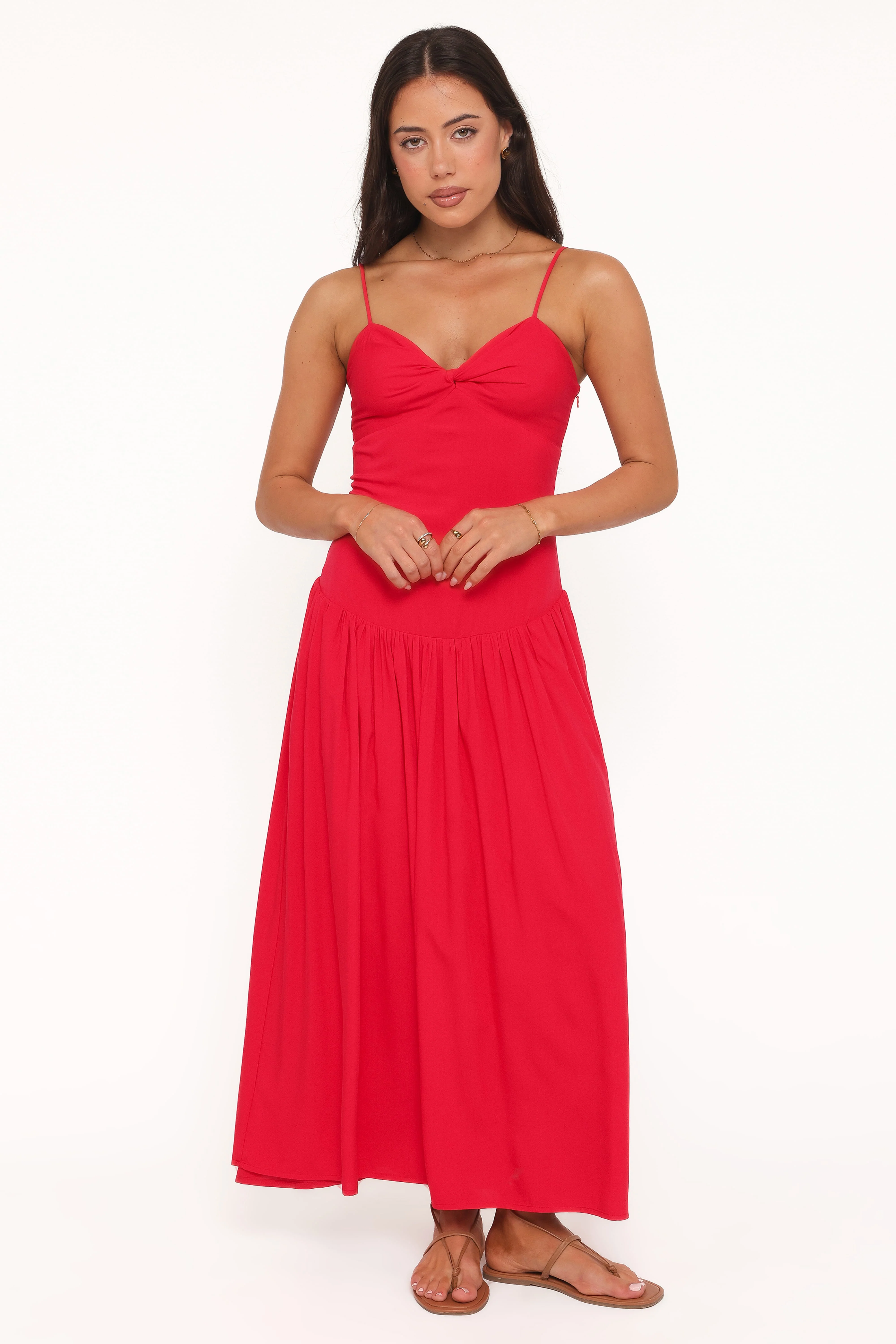 Shanice Maxi Dress - Red